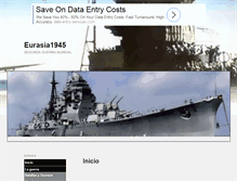 Tablet Screenshot of eurasia1945.com